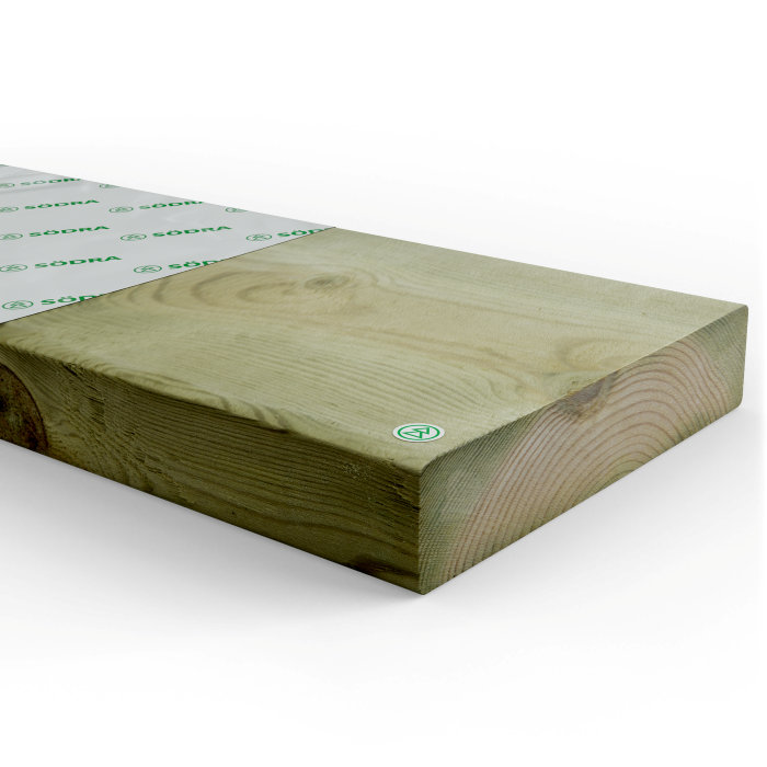 Regel Impregnerad 45 x 220 mm - 4,8 m Södra Wood